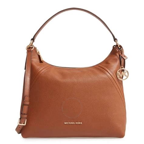 Michael Kors Aria Pebble Leather Shoulder Bag 